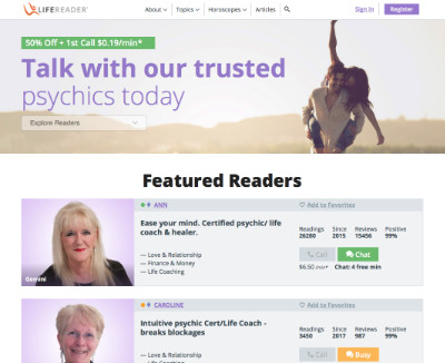 Life Reader’s home page