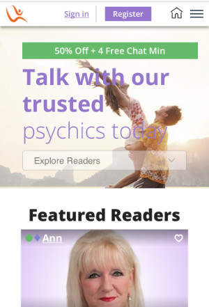 Life Reader’s mobile home page